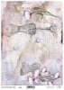 Vintage Decoupage Papier, Schaufensterpuppe, Korsett*Papel decoupage vintage, maniquí, corsé*Винтажная бумага для декупажа, манекен, корсет